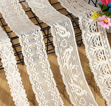 1Yard Width: 4.8cm （1.92”) Hollowed Out Fine Cotton Thread Lace Cute Bird Embroidery Laces for Garment Sewing (SS-4178)