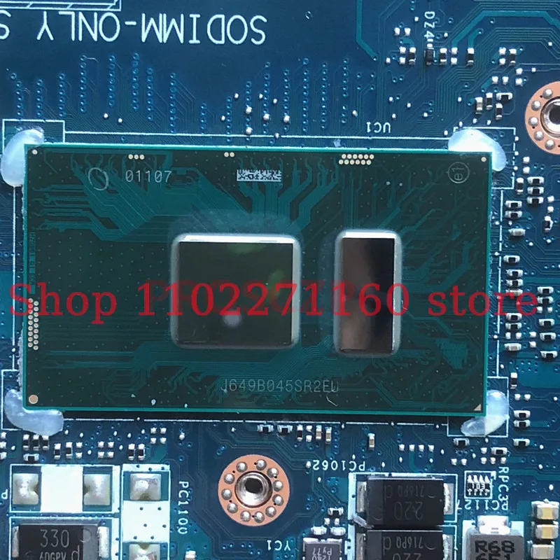 

Для DELL 5559 CN-088XCN 088XCN 88XCN с SR2EU I3-6100U, материнская плата процессора LA-D071P, материнская плата для ноутбука, 100% полное тестирование, работает хорошо