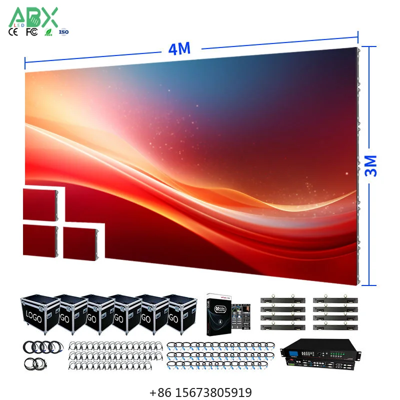 

Led Display 4*3 Custom Night Bar Panel Video Wall Full Color 4k Electronic Music Festival Led Display