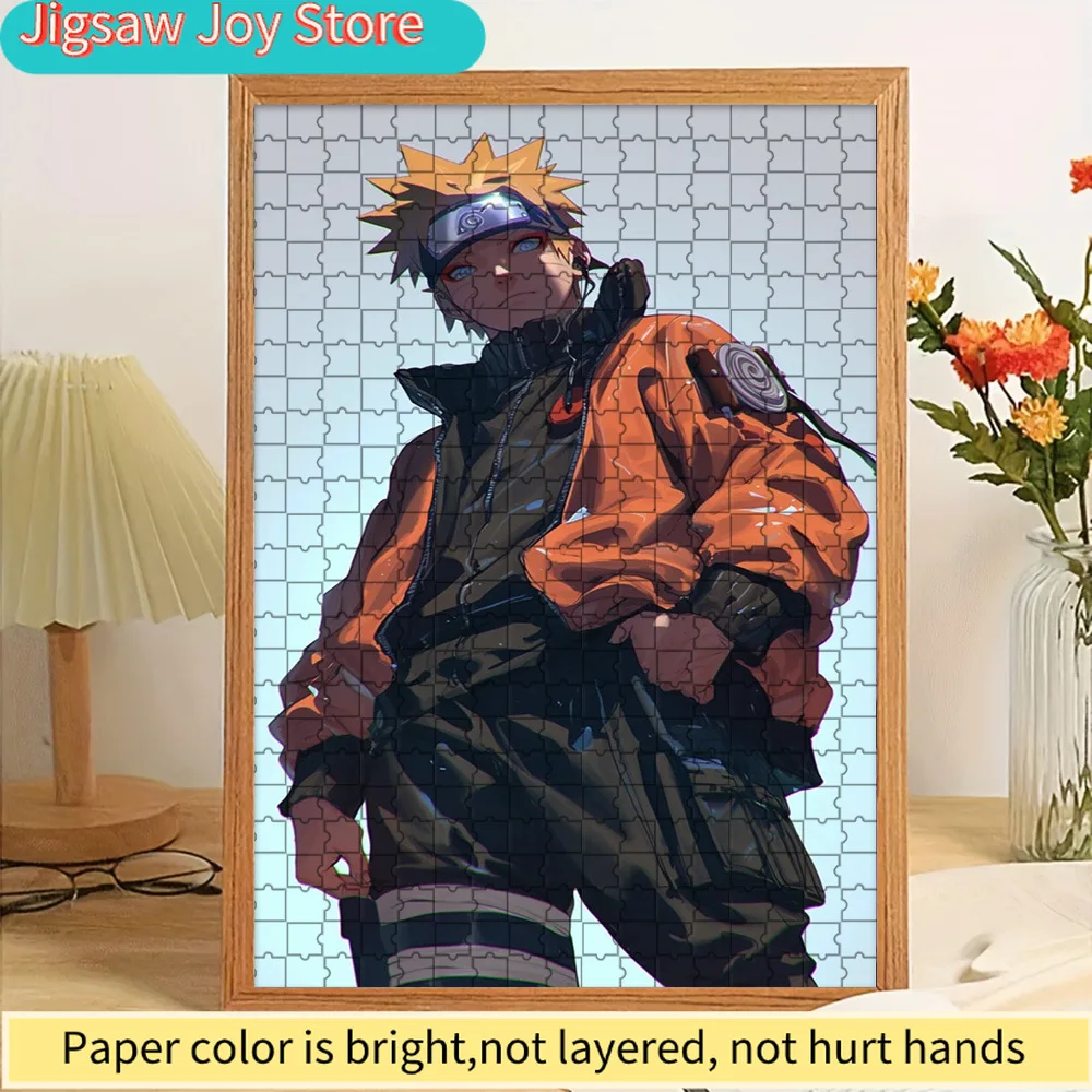 

Классическая оранжевая куртка с изображением персонажа Наруто Узумаки из аниме, бумажный пазл с портретом персонажа, премиум-качество, яркий принт высокой четкости, гладкая поверхность без заусенцев.