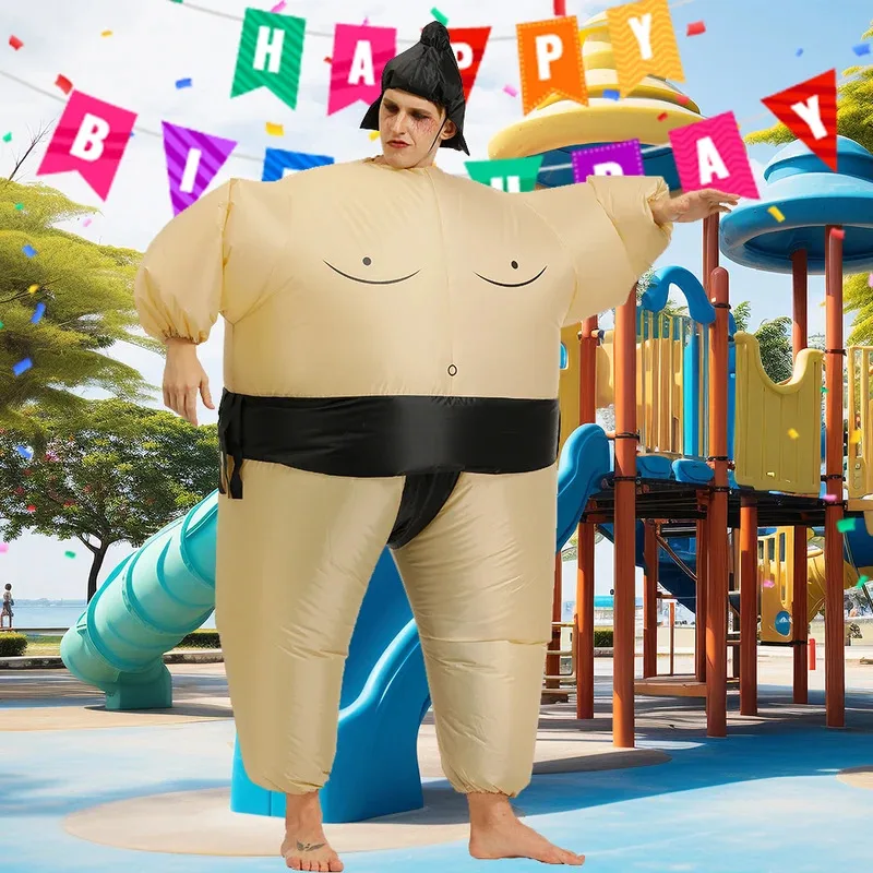 25COSInflatable Sumo Wrestling Suits, Sumo Costume Adult, Blow up Costume, Inflatable Halloween Costumes for Men/Women
