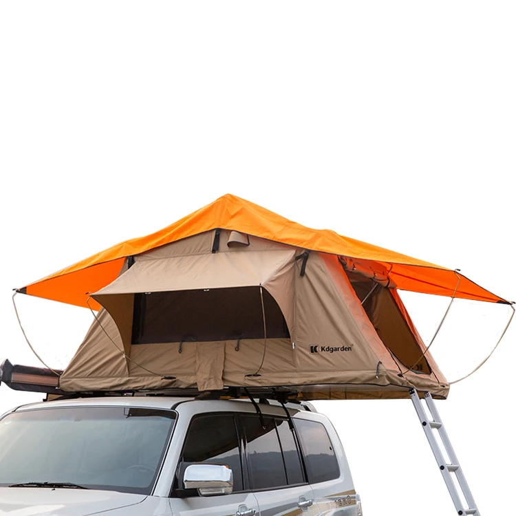 

Desert yellow car soft roof top tent