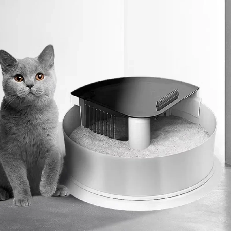 

Open Cat Toilet Smart Automatic Litter Box, Oversized, Electric Pooper Scooper, Self-cleaning, The Best Cat Gift