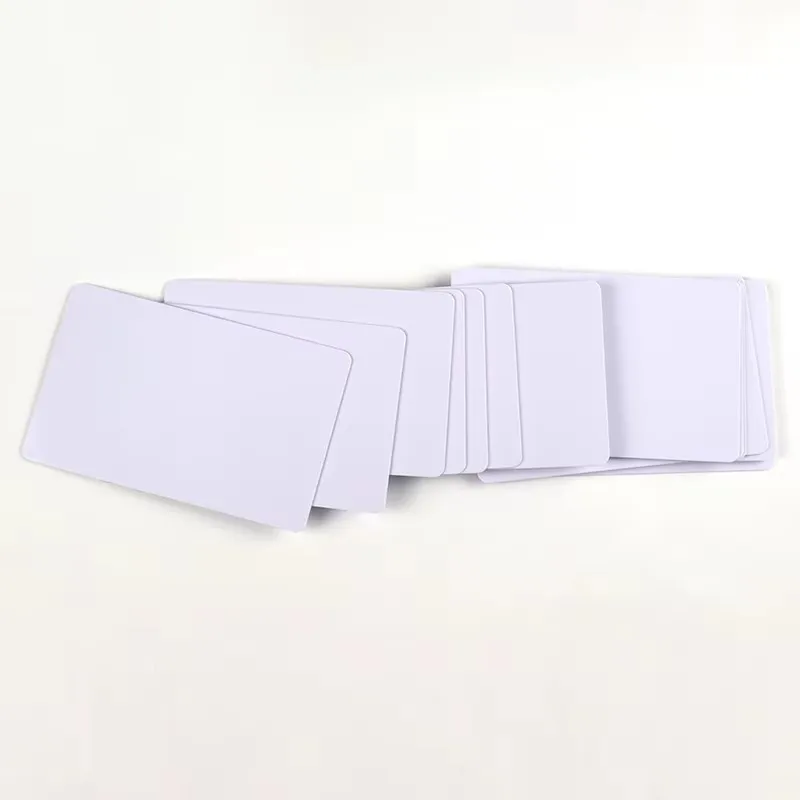 10pcs/lot Brand New PVC PLASTIC Blank ID Card without Chip Card thin CR80 Available for Card Printer