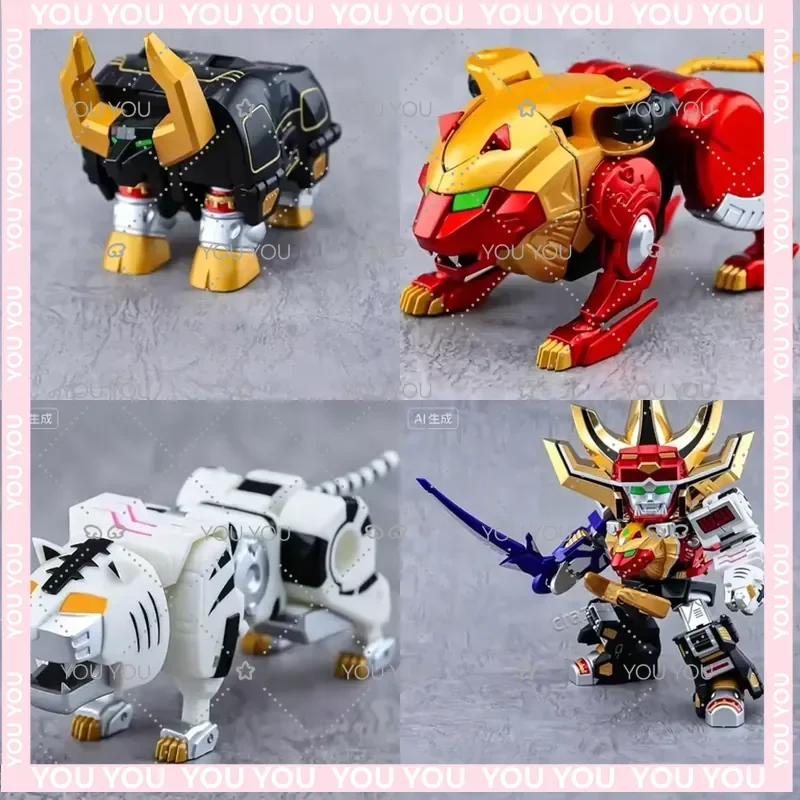 En stock : Jouets d'action originaux pour la collection de figurines mobiles MIGHTY DEFORMED Beasts Team Teeth Barkers King – Cadeaux