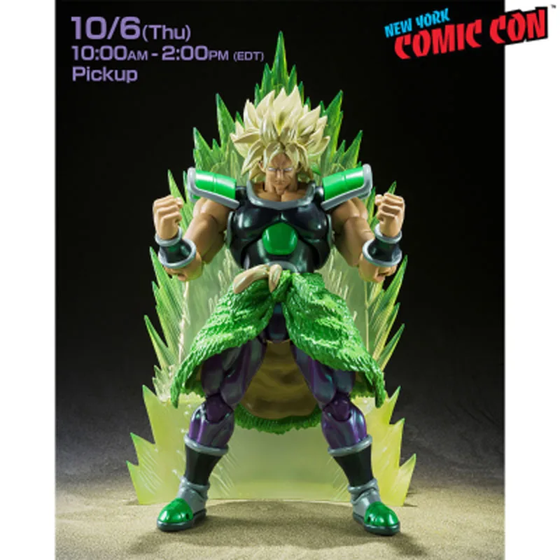 Bandai Echte S.H.Figuarts Anime Figuur Dragon Ball Super: Broly - Super Saiyan Broly - Exhibition Limited Edition - 190 mm