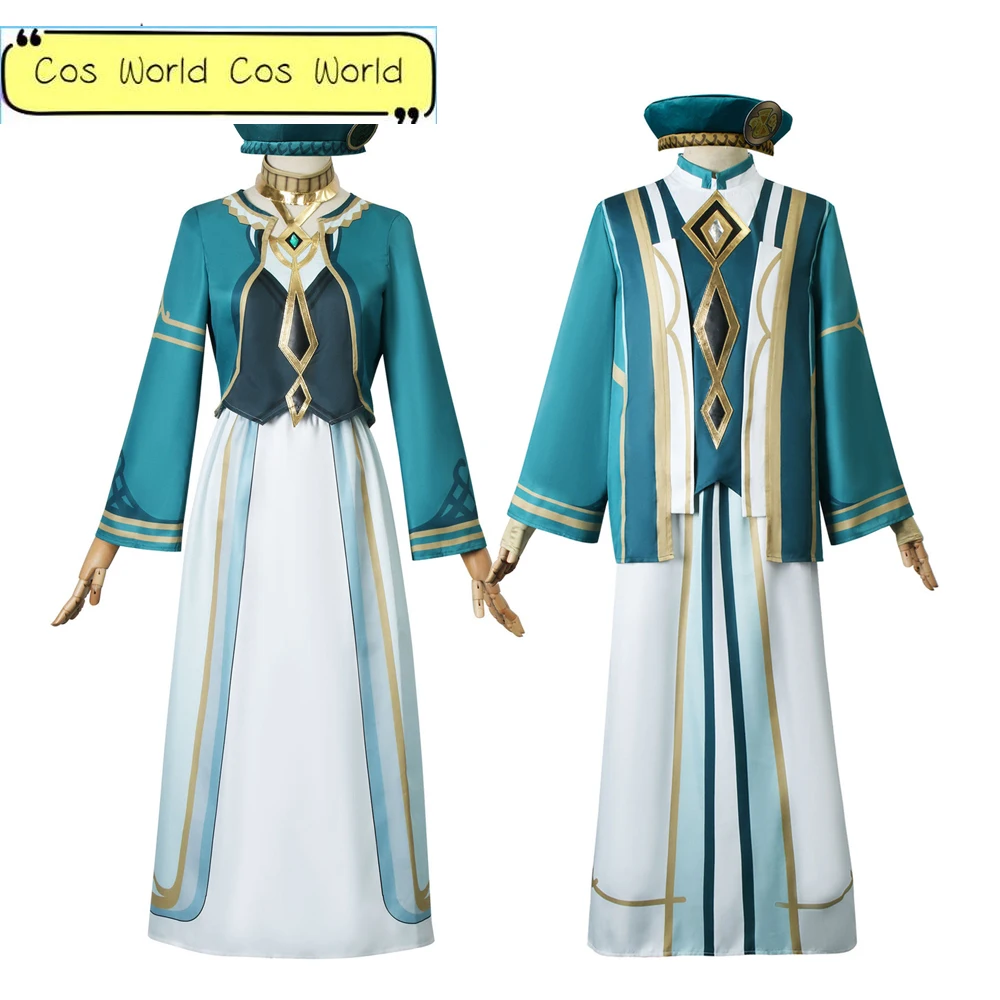 Anime Spel Genshin Impact Akademiya Cosplay Uniform Hoed Volledige Set Man Vrouw Kostuum Sumeru Genshin Cosplay Halloween Party Outfit