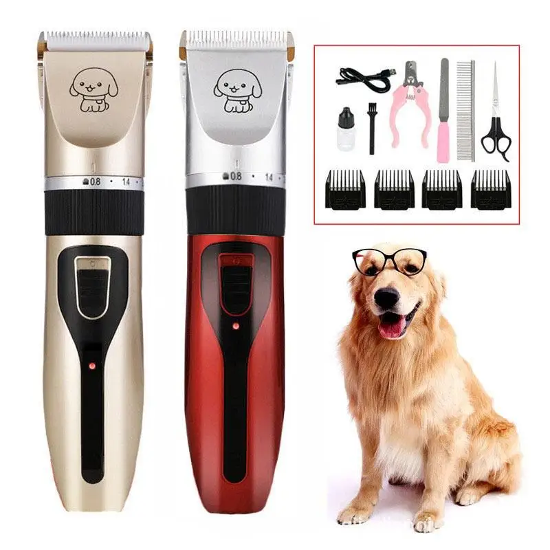 Pet Grooming Clippers Set Dog Hair Trimmer  Fur Remover Tool Kit Professional Pet Care Maintenance Equipment