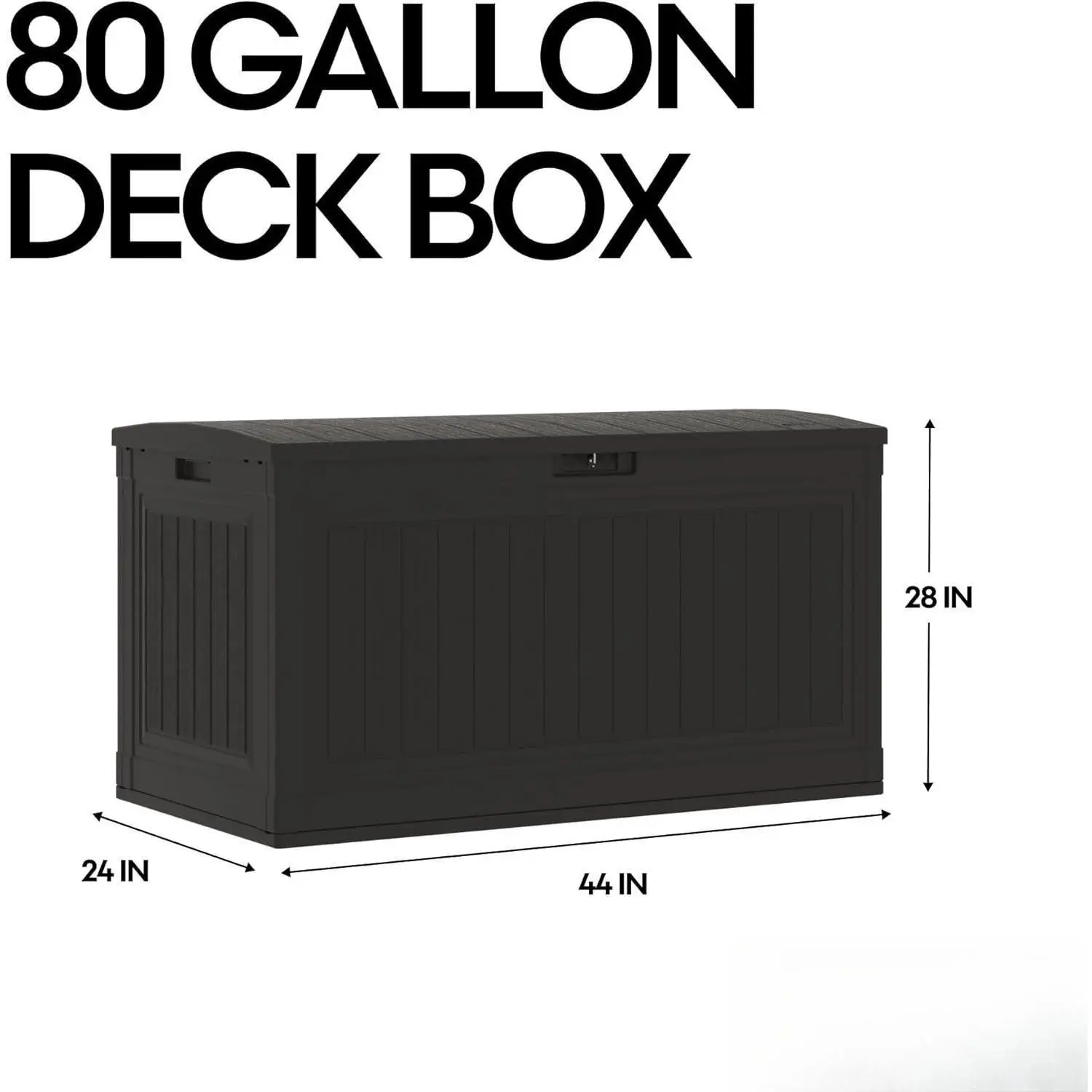 Flip Top 80 GAL. CAIXA DECK GRANDE