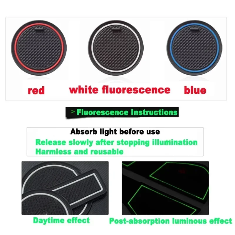 Protector Mats for Volkswagen VW Jetta A6 MK6 Accessories 2012~2018 Cup Cushion Holder Console Liners Dust Mat Pads Car Interior