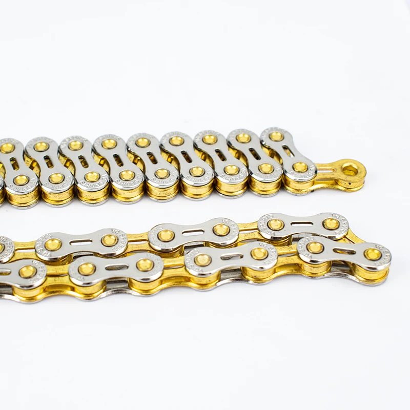 VG Sports 8 9 10 11 12 Speed Velocidade Bicycle Chain 8s 9s 10s 11s 12s EL Half Hollow MTB Mountain Road Bike Chains Bike Parts