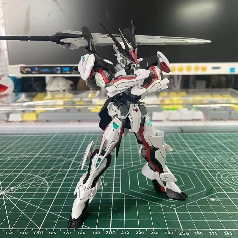 Hgce 1/144 Pb King Astray Assembly Model Action Figurine Limit Version Astray With Cloak Anime Figurine Collect Decor Mech Toys