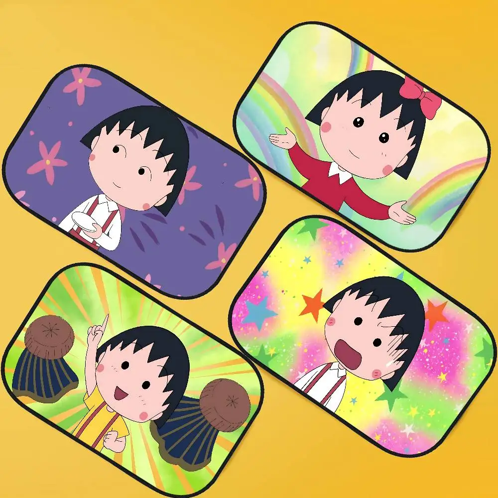 

C-Chibi Maruko-chan автомобильный солнцезащитный козырек, защита от ультрафиолета, электростатическая адсорбция, солнцезащитный козырек на окно автомобиля для детей, универсальная автозанавеска
