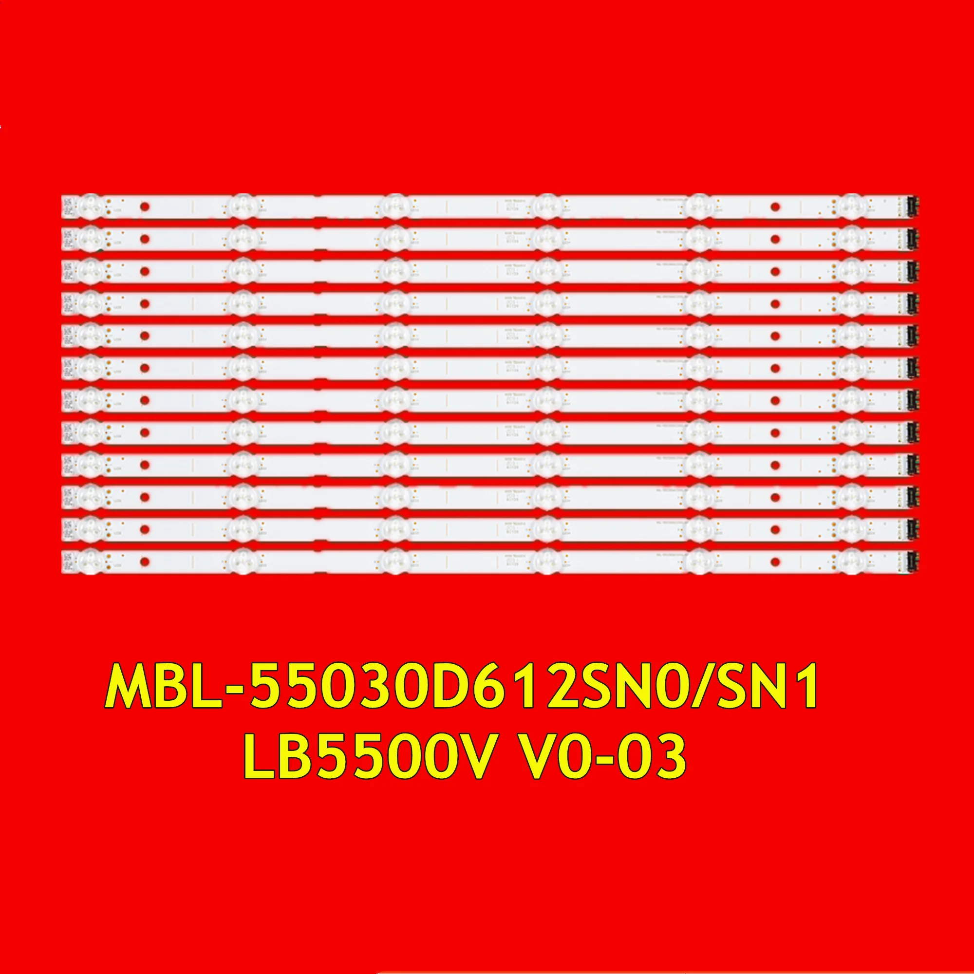 LED Backlight Strip for KD-55X9000H KD-55X9100H KD-55X9088H KD-55XH9096 KD-55XH9077 XBR-55X900H XBR-55X90CH MBL-55030D612SN0/SN1