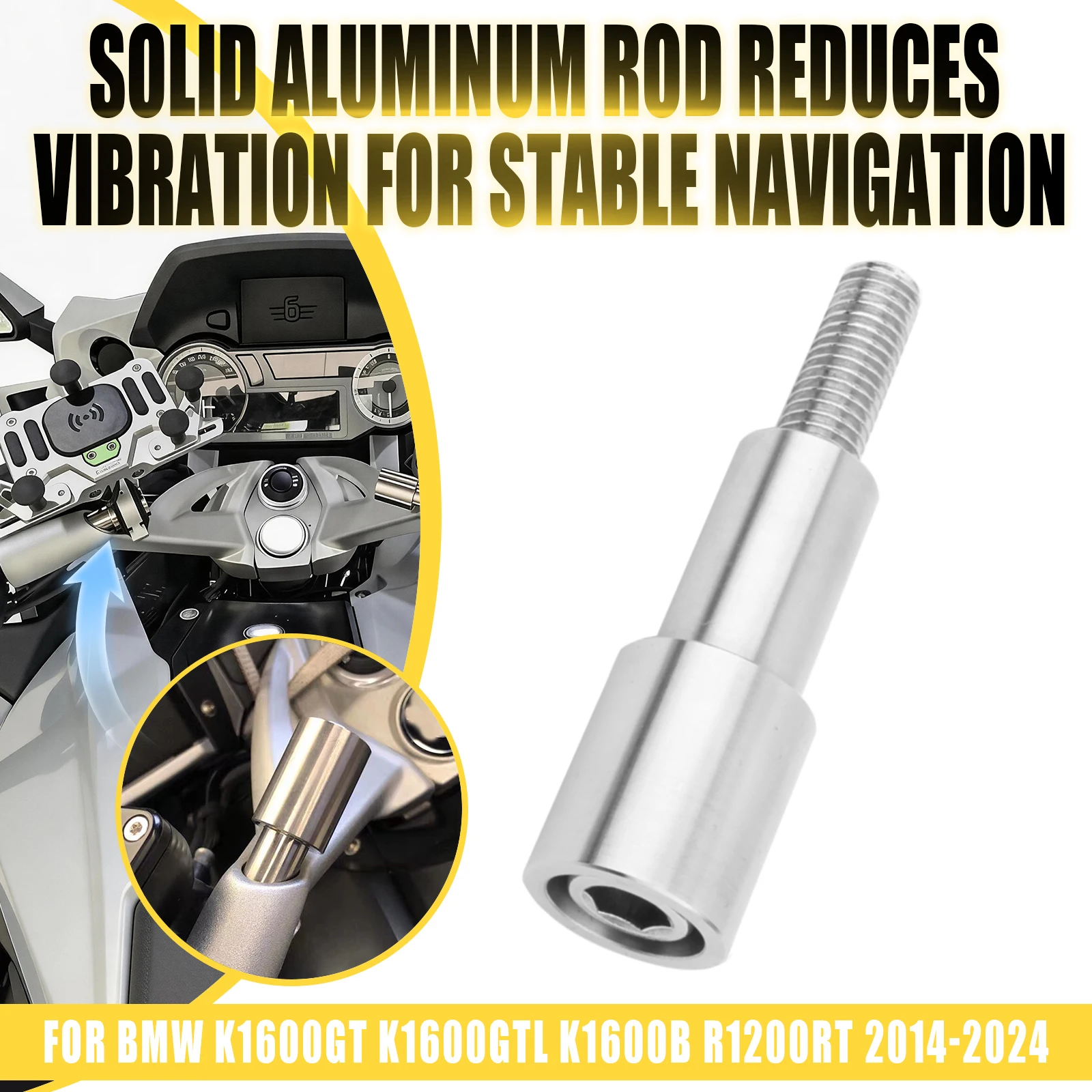 For R1200RT R1250RT K1600GT K1600GTL K1600B Motorcycle Extension Rod Support Navigation Bracket Phone Stand Handle