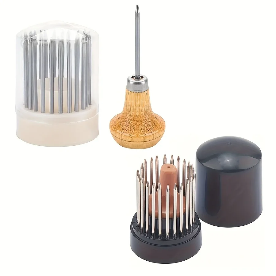 

23Pcs Jewelry Diamond Setting Graver Kit Mushroom Handle Beading Tools and Bead Needles for Stone Setting arving Jewelry Making
