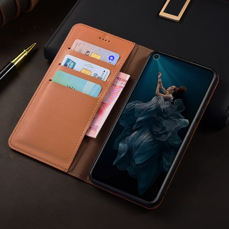 Napa Inner Grid Genuine Leather Flip Case For Meizu 15 16 16TH 16X 16XS 17 18 18X 20 21 Pro Plus Note Wallet Phone Cover Cases