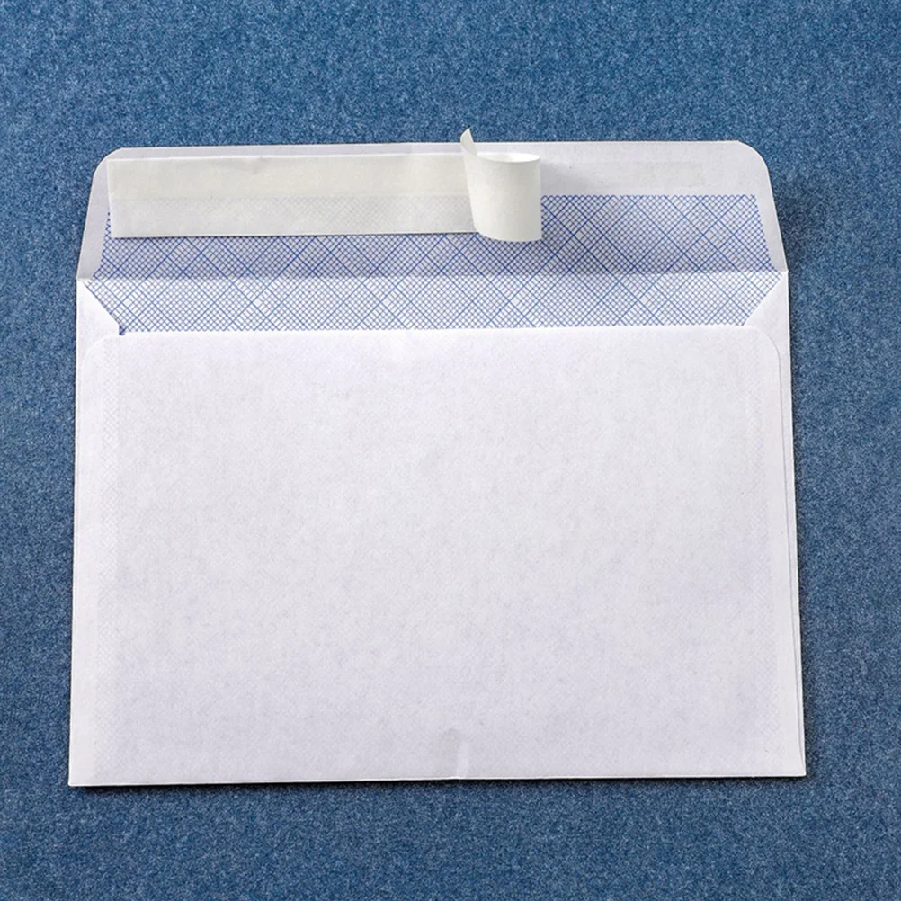 100pcs Secure Mailers Envelopes Privacy Document Mailing Self-Sealing Closure Long-Lasting Paper For Office Business Cash