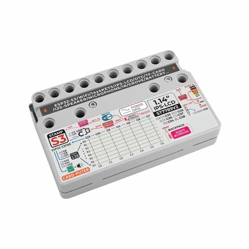 Cardputer Stamps3 Microcontroller 56 Keyboard Card Computer