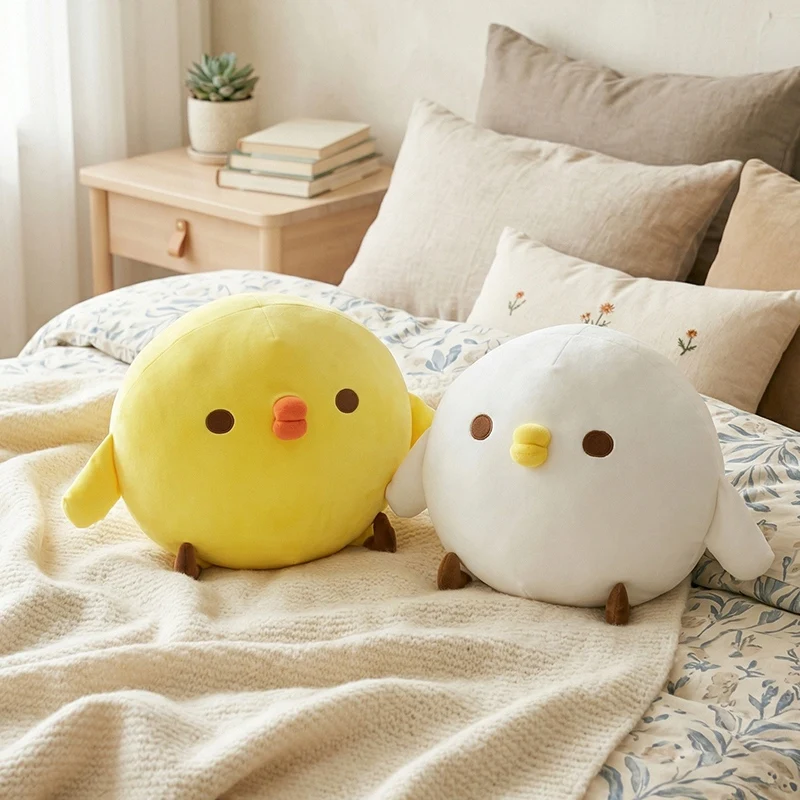 

Soft Cute Little Chicken Stuffed Plush Toys Plush Filled Animal Chicken Throw Pillow Home Sofa Bedroom Cushion Easter Gifts