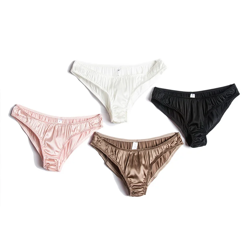 Fashion Sexy Women Mulberry Silk G String Low Rise Panties Comfortable T Underwear