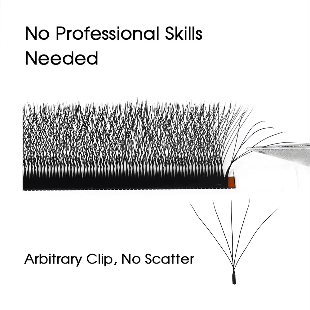 FADVAN YY/3D/4D/5D Forma 7-12mm/10-12mm Lunghezza Miscela Estensioni Ciglia Qualità Premium Visone Finto Saloni Impermeabile Ciglia Finte