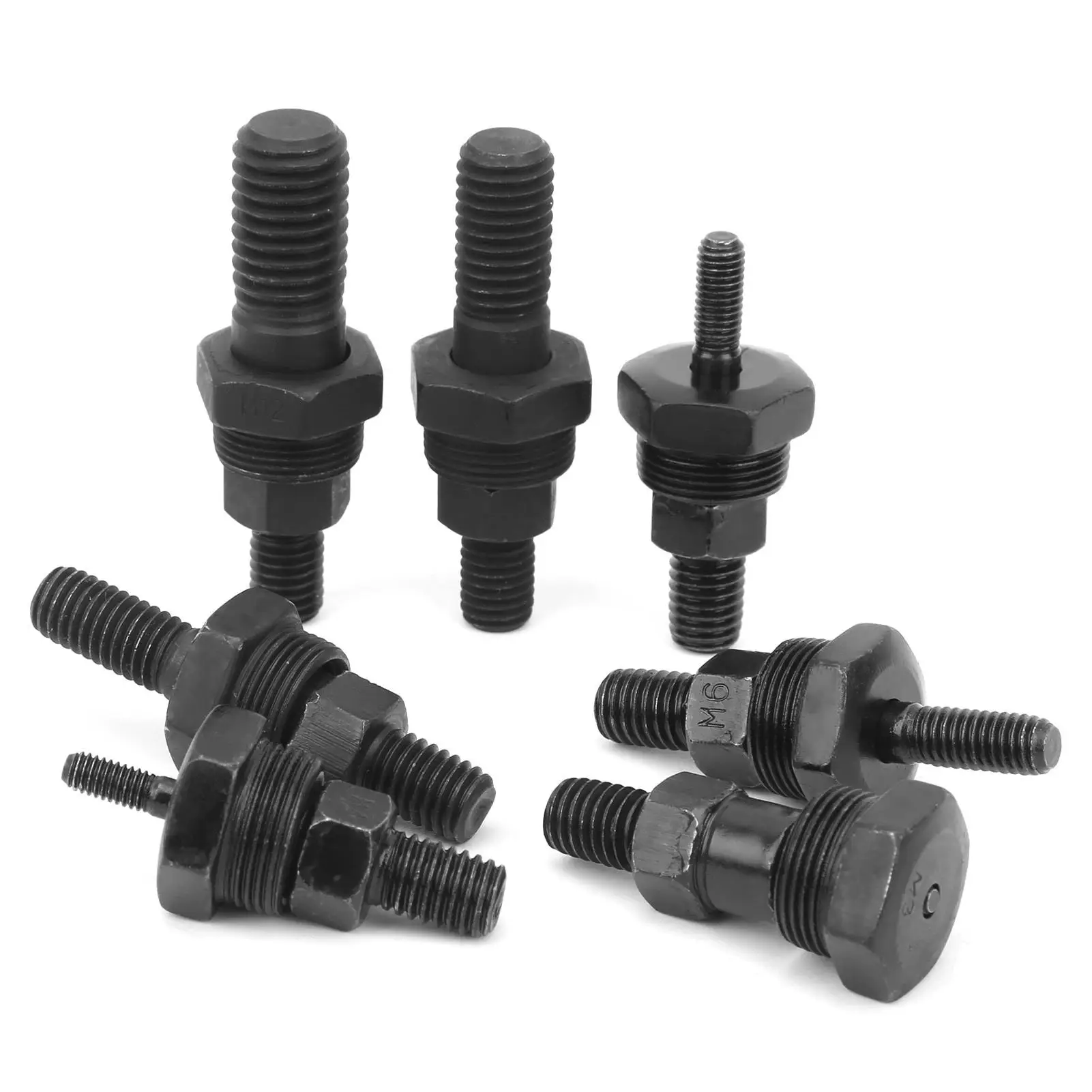 14Pcs High-Speed Steel Rivet Nut Tool Set - Manual Hardware Kits with M3-M12 Replacement Parts for Easy Use