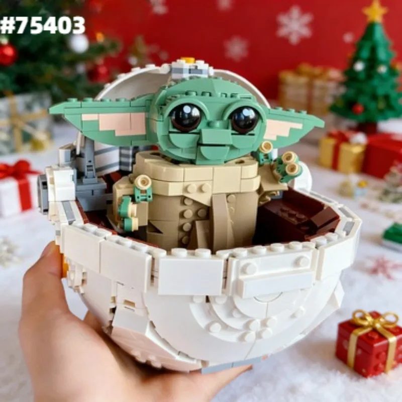 the-child-hover-pram-cartoon-series-model-building-blocks-kit-assembly-bricks-toys-for-children-boys-collection-display-gifts