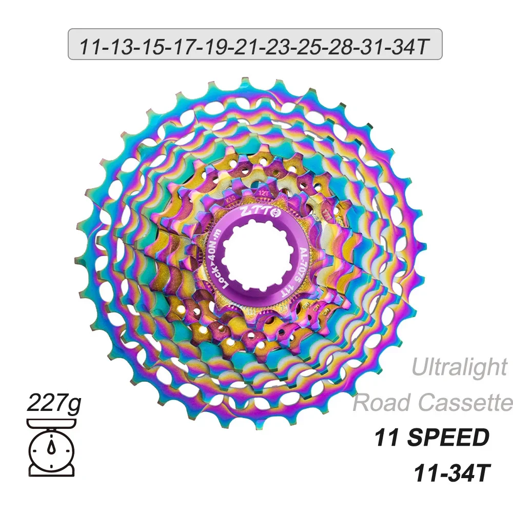 ZTTO Ultralight Road Bike 11 Speed Cassette 11 Speed 11-34T 11s 11