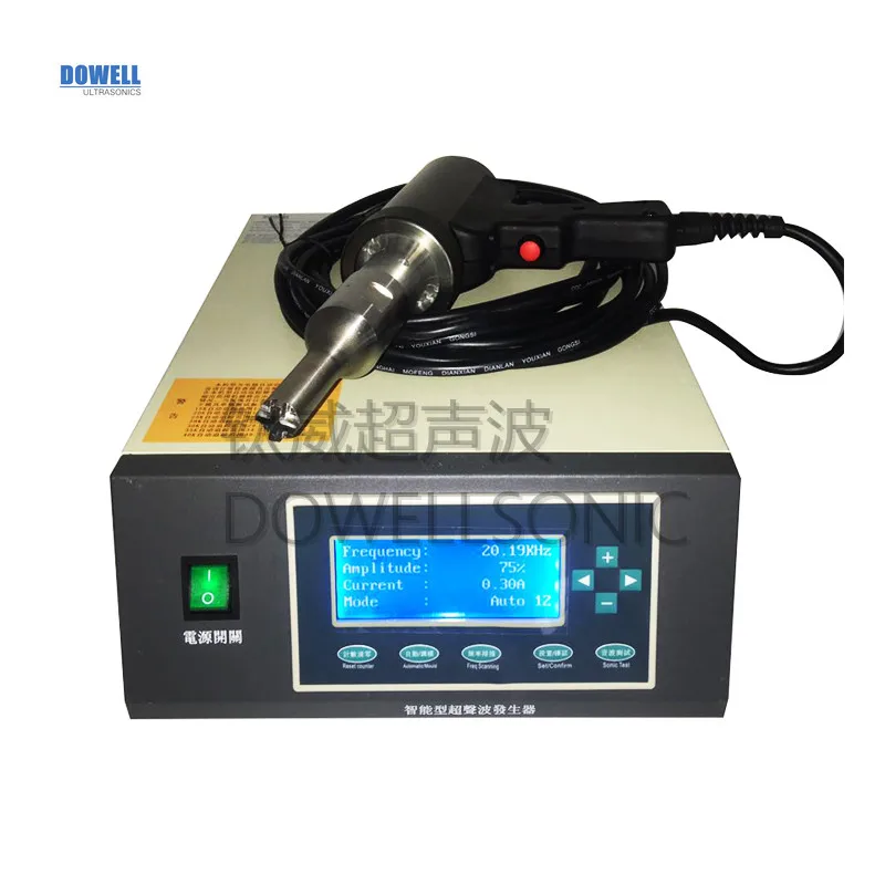 

OEM Type Ultrasound Ultrasonic Handheld Welder Riviting Welding Machine with air Cooling Function with 10mm Horn