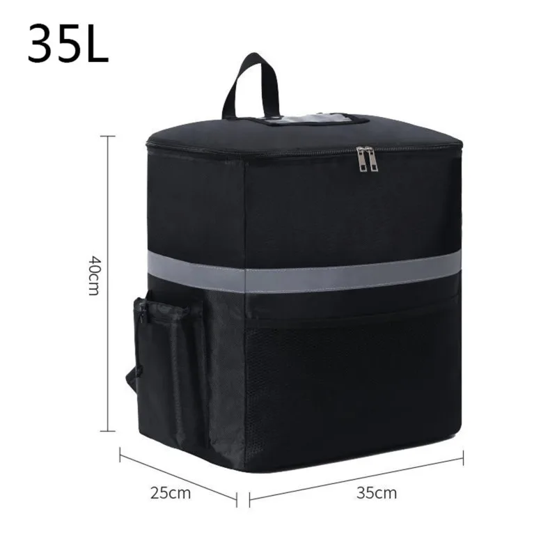 35L Extra Large Thermal Food Bag Cooler Bag Takeaway Refrigerator Box Fresh Keeping Food Delivery Backpack Insulated Cool Bags