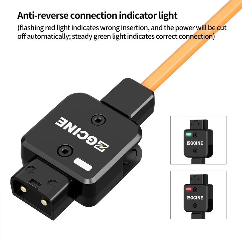

ZGCINE D-Tap to BLK22 For Panasonic Lumix Dummy Battery Cable(braided wire)