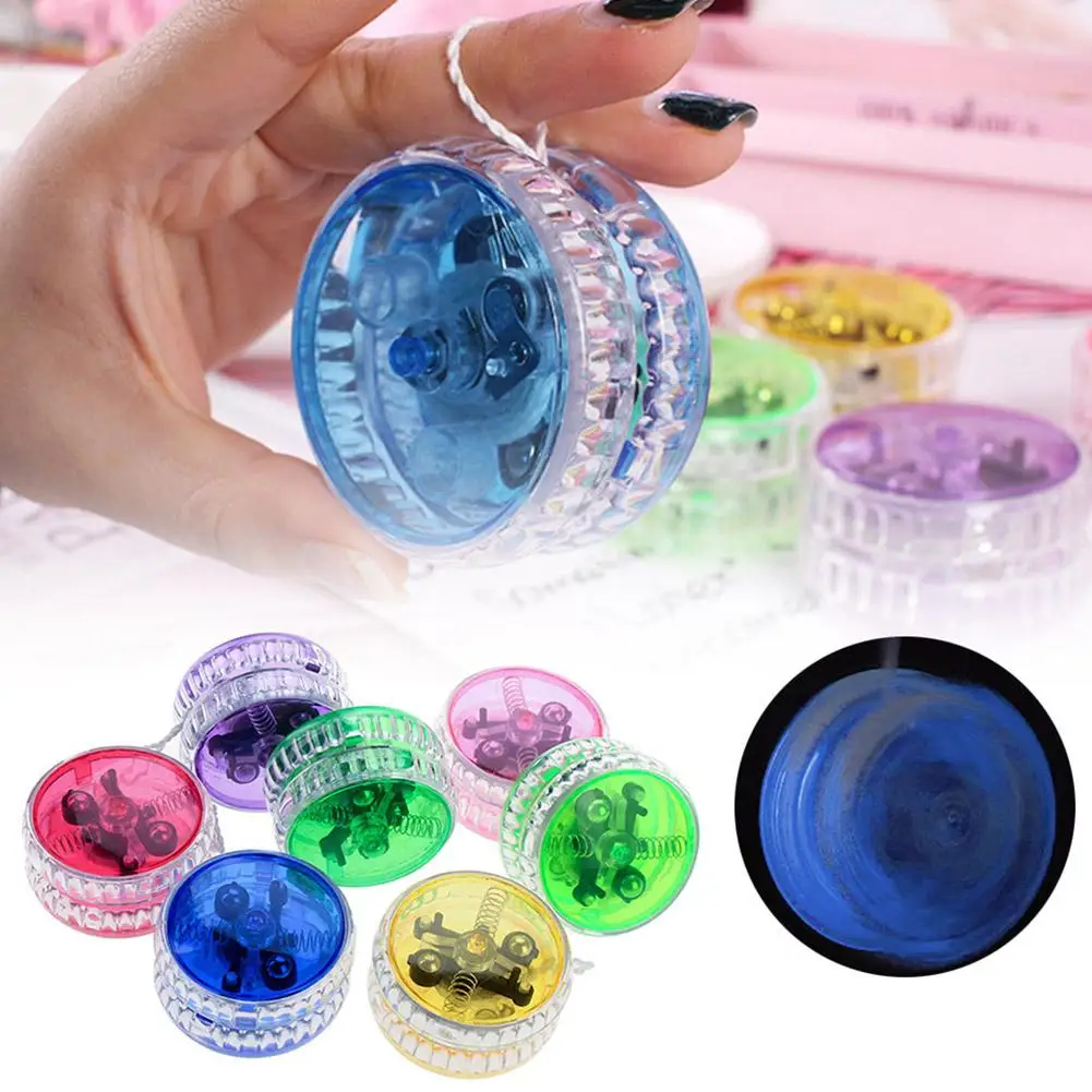 Casual Games 1PCS NEW LED Flashing Yoyo Ball Classic Children Clutch Mechanism Magic Yo-Yo Toys For Kids Toy Party Game Gif B2S8