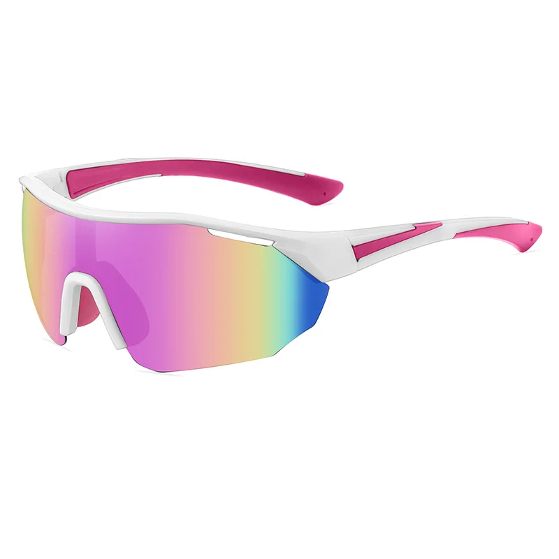 

2024 Cheap Price Fashion Half Rim Oversize Shield Outdoor Cycling Sports Polarized Sunglasses