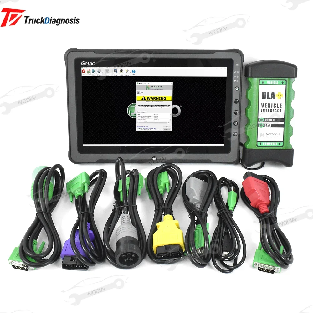 

Diesel Heavy Duty Truck Scanner JPRO DLA+2.0 Noregon JPro DLA+ 2.0 J1309 DLA Vehicle Interface With 2024 V2 Software+Tablet