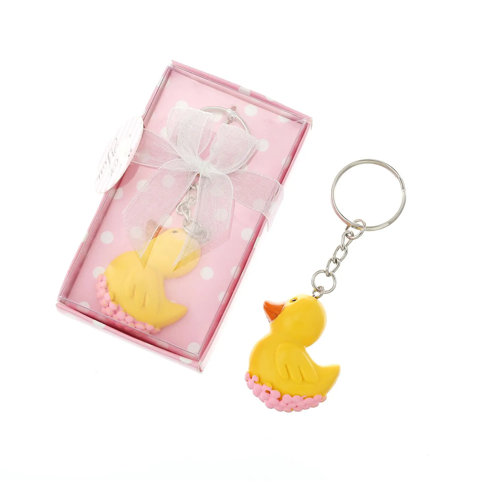 Duck Keychain for Party, Birthday Gift, Creative Baby Gift, Small Souvenir, First Birthday