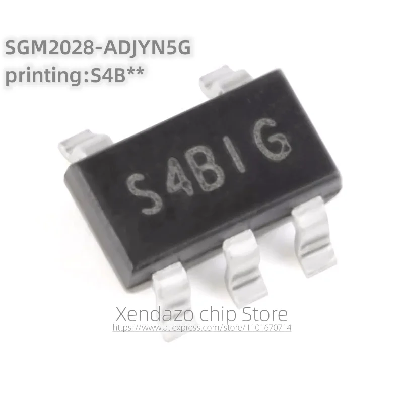 10pcs/lot SGM2028-ADJYN5G/TR SGM2028-ADJYN5G printing S4B** SOT23-5 package Original genuine Voltage regulator chip