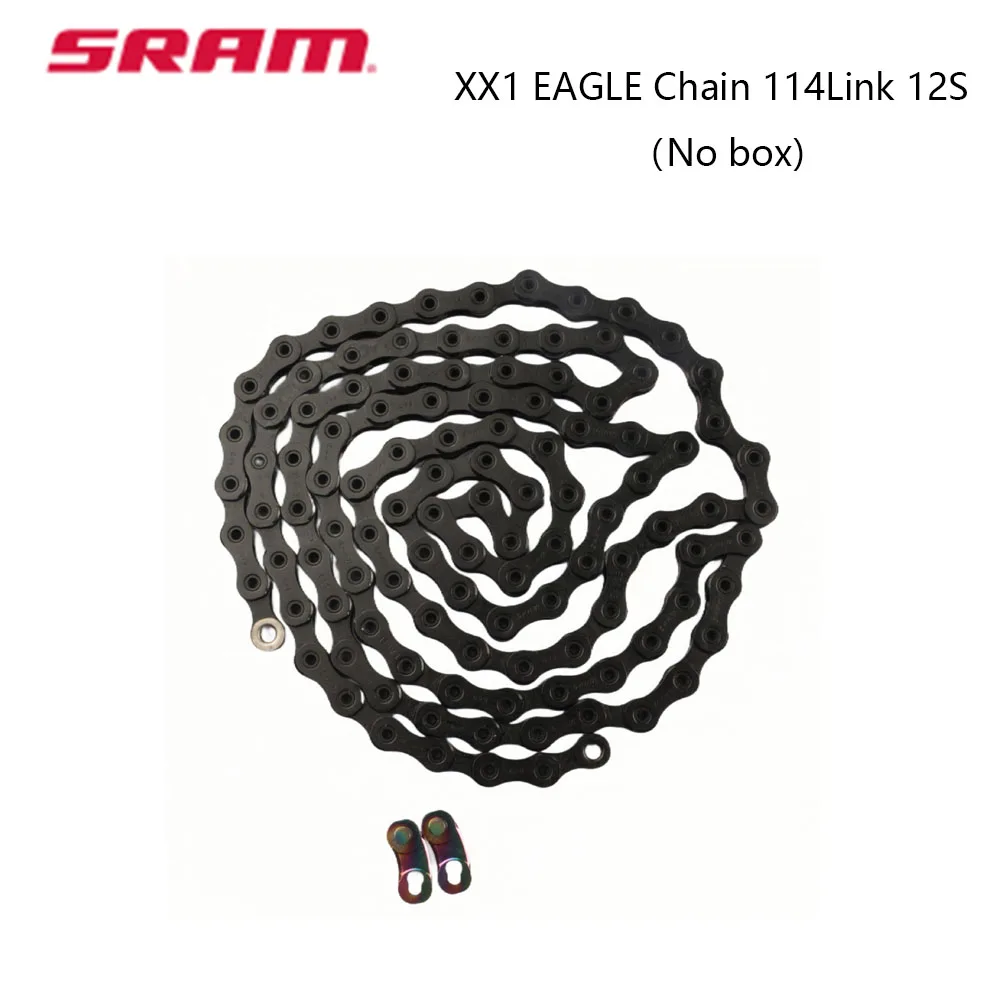 

SRAM XX1 EAGLE Chain Eagle Power Lock chain 12S 114 Link Mountain Bike Chain Durable and Wear-resistant Silent Chain