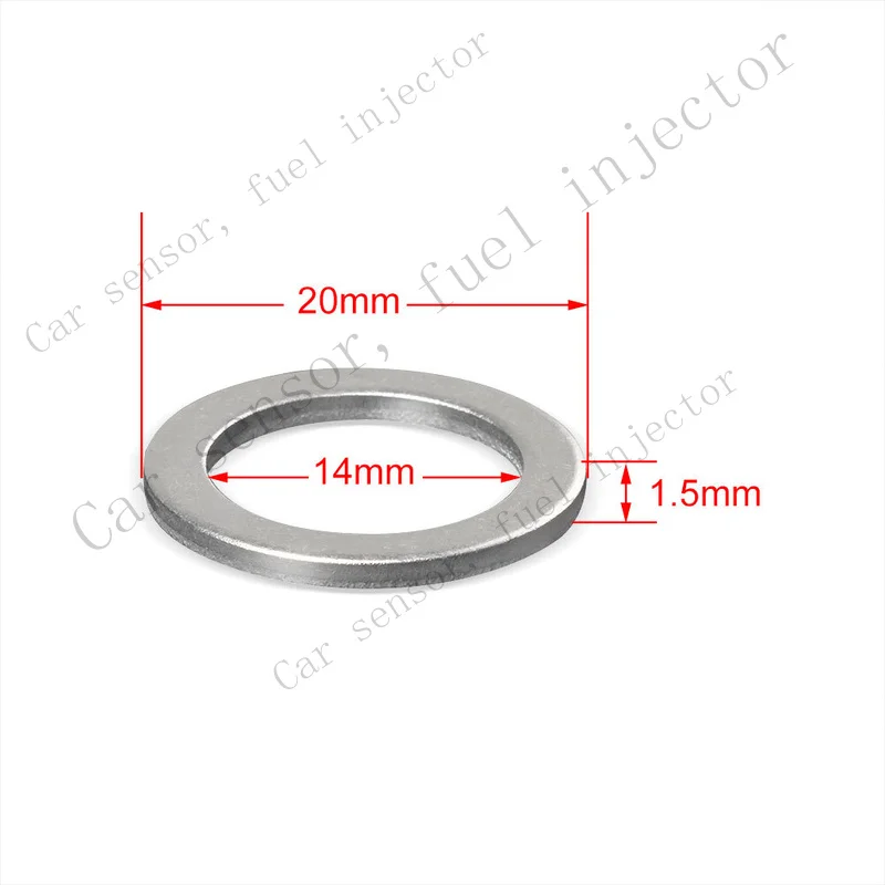 Q+ 1000X 14MM Aluminum Oil Drain Plug Gasket Washer For Mazda Kia 9956-41-400