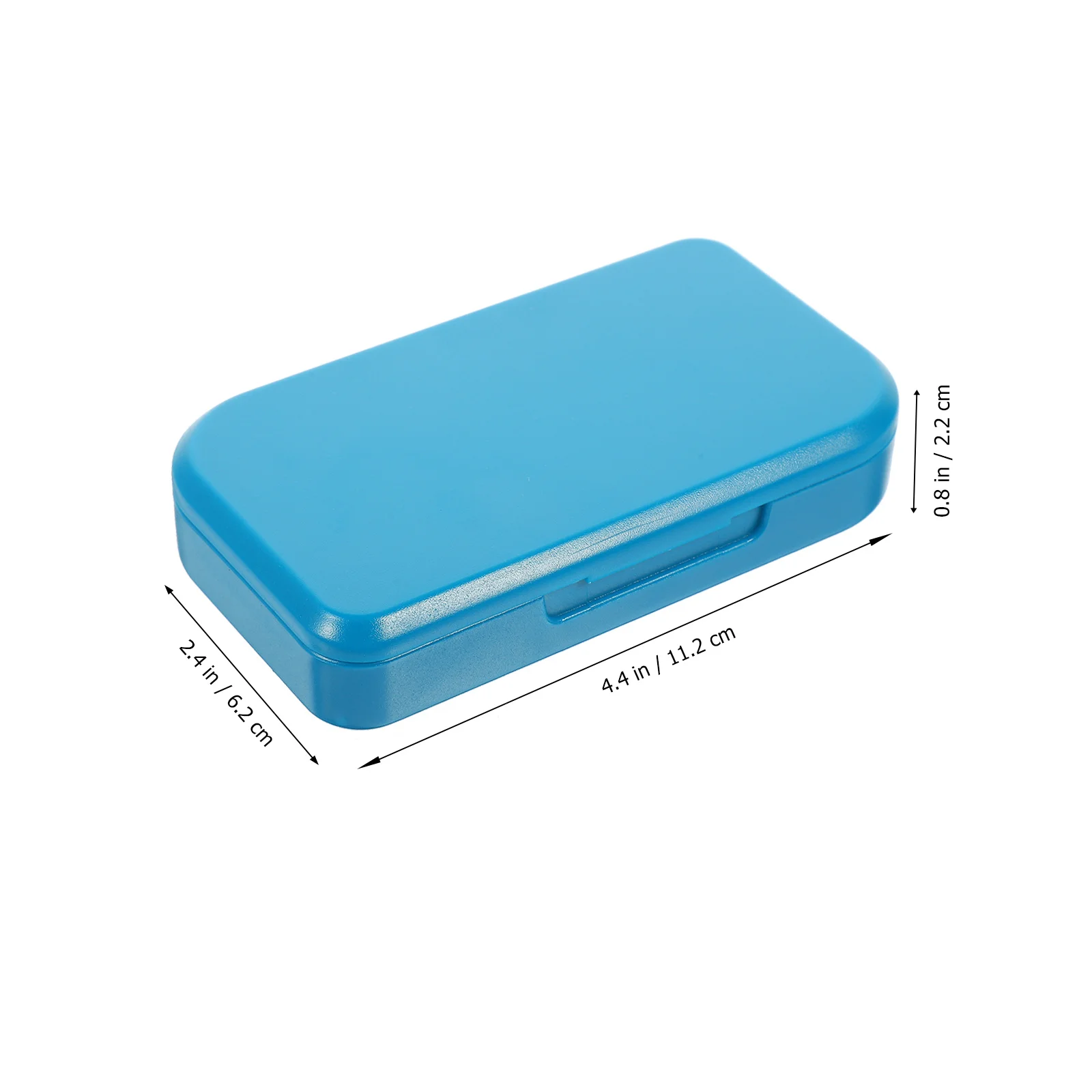 

2Pcs Portable Medicine Holder 6 Grids Pills Organizer Case Travel-Friendly Daily Use Storage Container Anti-