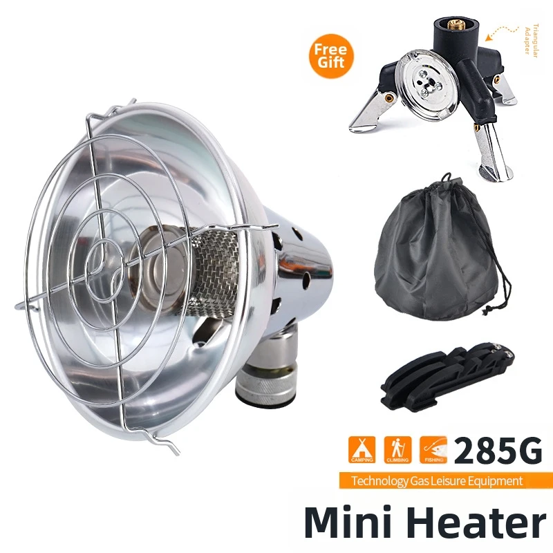 

For Outdoor Camping/Fishing Portable Outdoor Gas Heater: Compact Camping Stove For Warmth & Comfort Iron/Stainless Steel