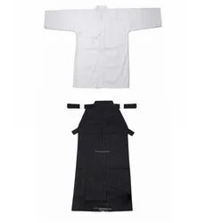 Japanese Traditional Martial Arts Uniform Sportswear Hakama Samurai Iaido Cullottes Kendo Kimono Skirt Kimono Aikido Skirt