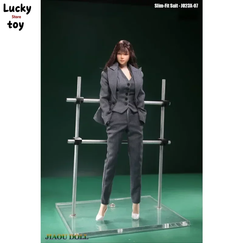 1/6 Scale Female Soldier Coat Vest Pants Slim Business Suit Formal Clothes Set for 12