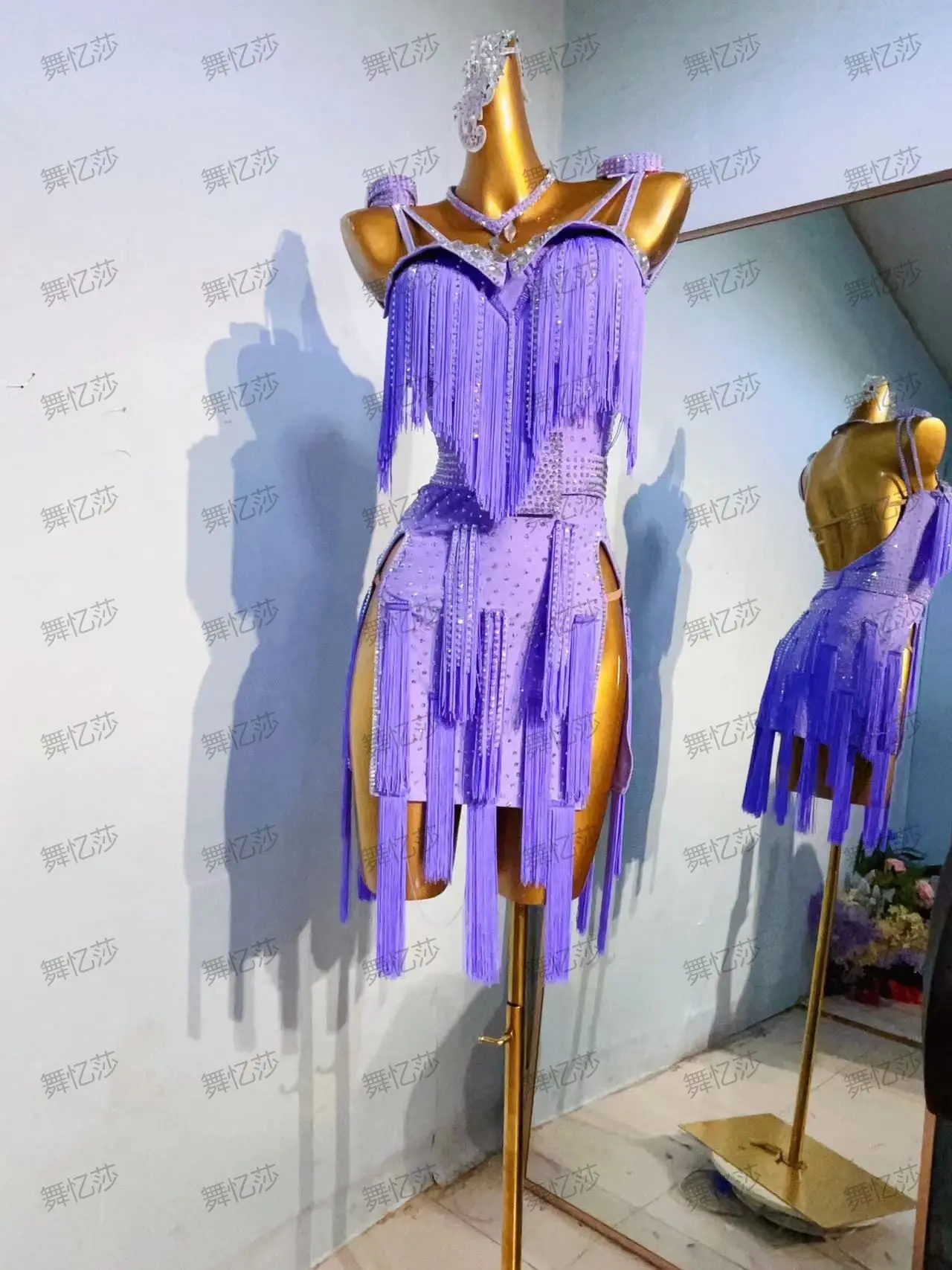 Tanzkostüme, lateinamerikanischer Tanz, Blumenkostüm, Wettbewerb, Mädchen, Kinder, Erwachsene, neue edle Göttin, Fan, professionelle Tanzkostüme