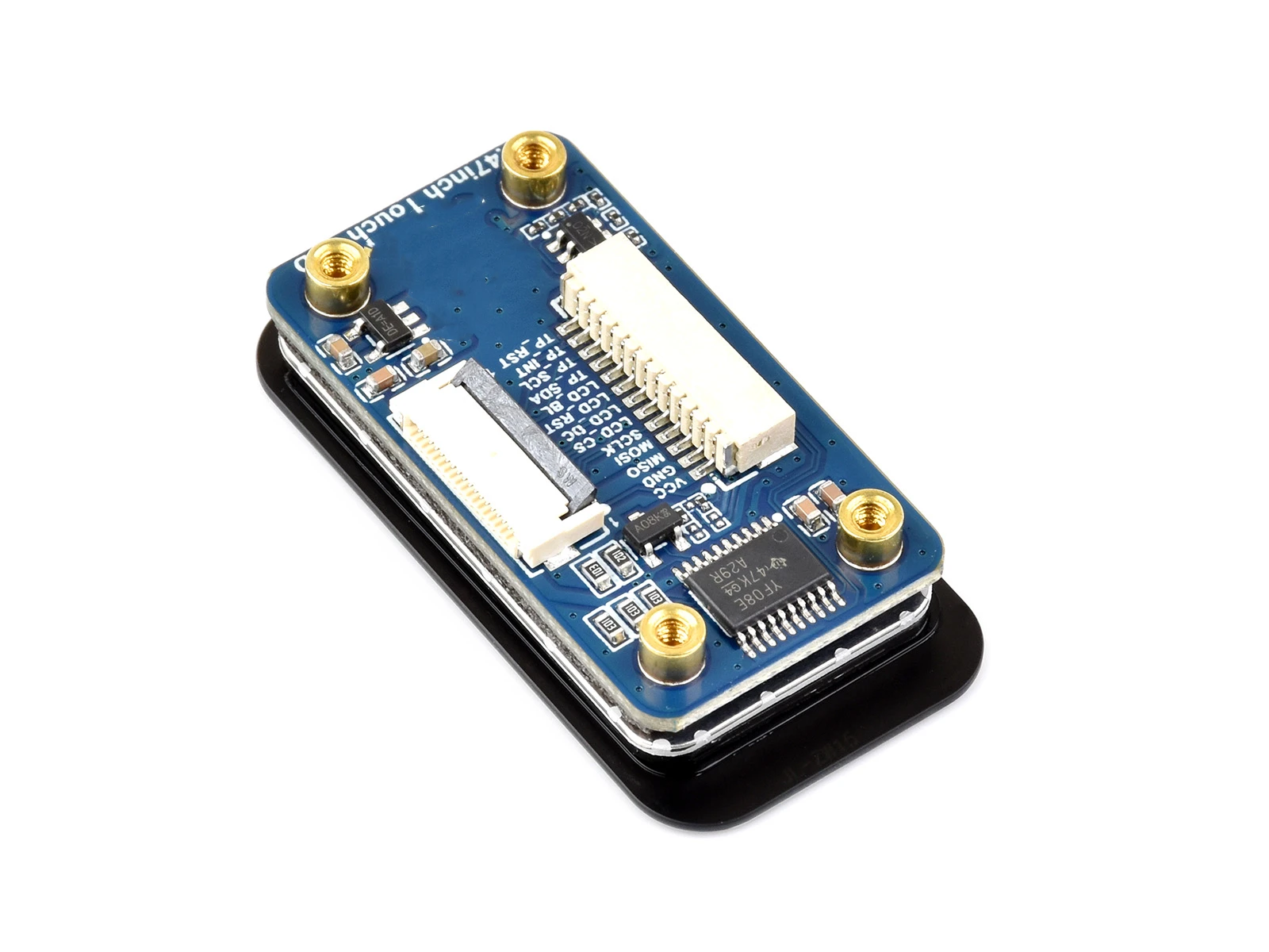 Módulo de tela de toque capacitiva com display LCD de 1,47 polegadas Comunicação de interface SPI/I2C