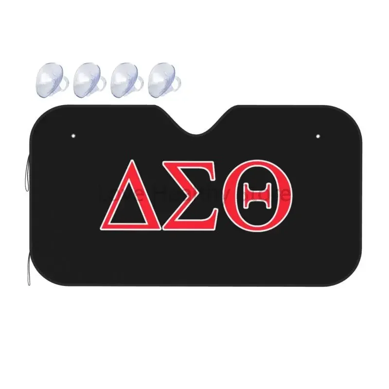 

Delta Sigma Theta Sorority Автомобильное переднее лобовое стекло Солнцезащитные блоки УФ-лучей Солнцезащитный козырек Защитный козырек Auto Sunsha для автомобиля Грузовик SUV
