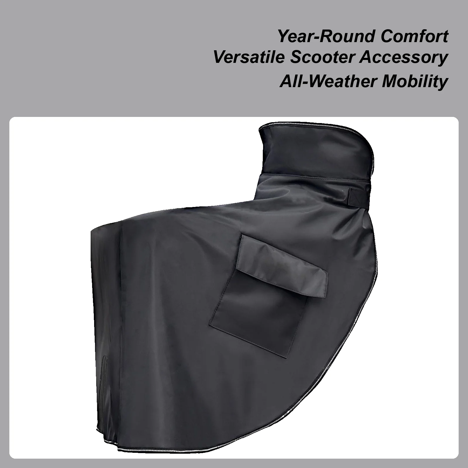 

Motorcycle Apron Leg Cover Waterproof Thick Winter Warm Scooter Blanket E-Bike Knee Lap Windshield Protector For Winter Drive