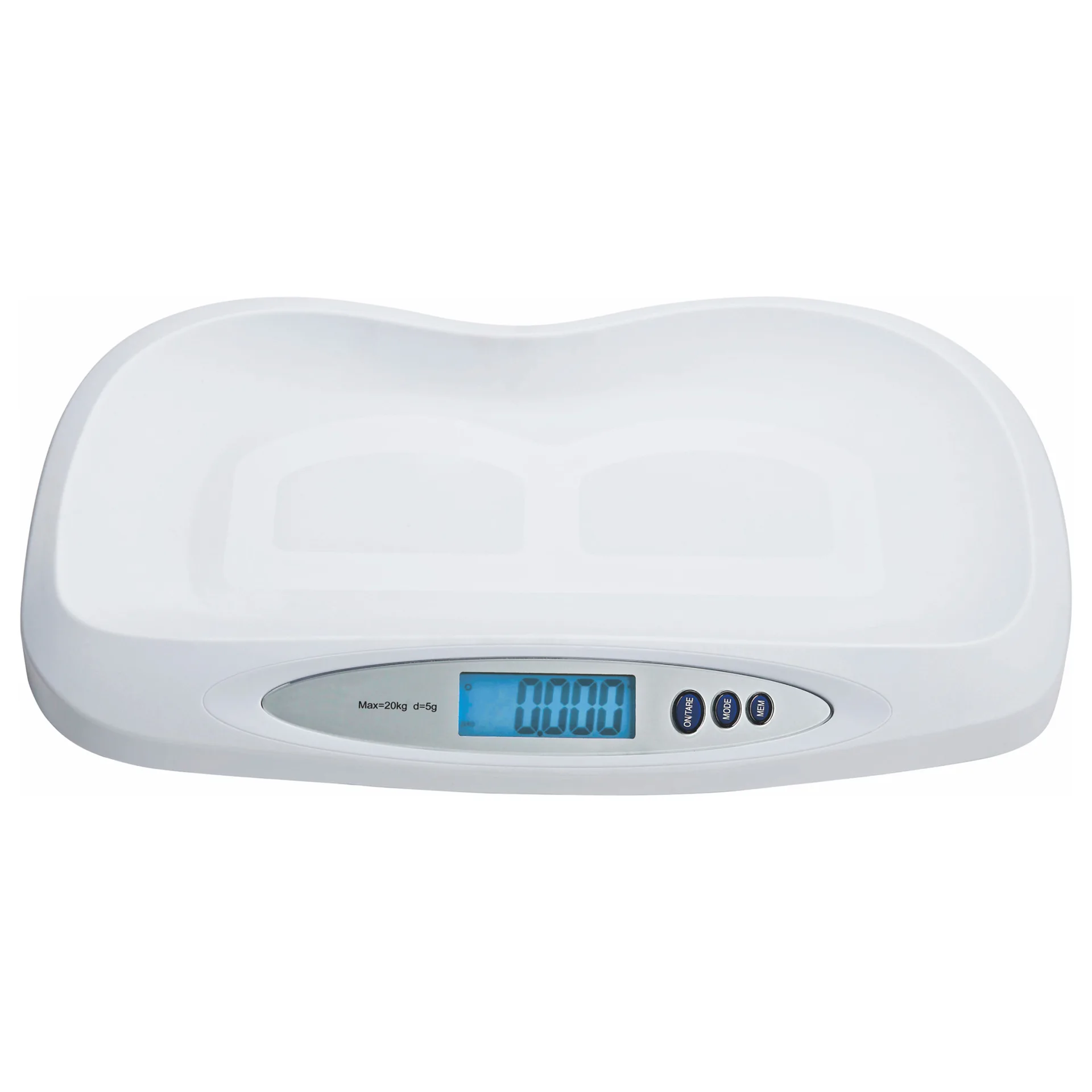 20kg Baby Scale with Aluminum Height Ruler Electronic Body Weight Home Use Pet Hospital Newborns Complete Tray