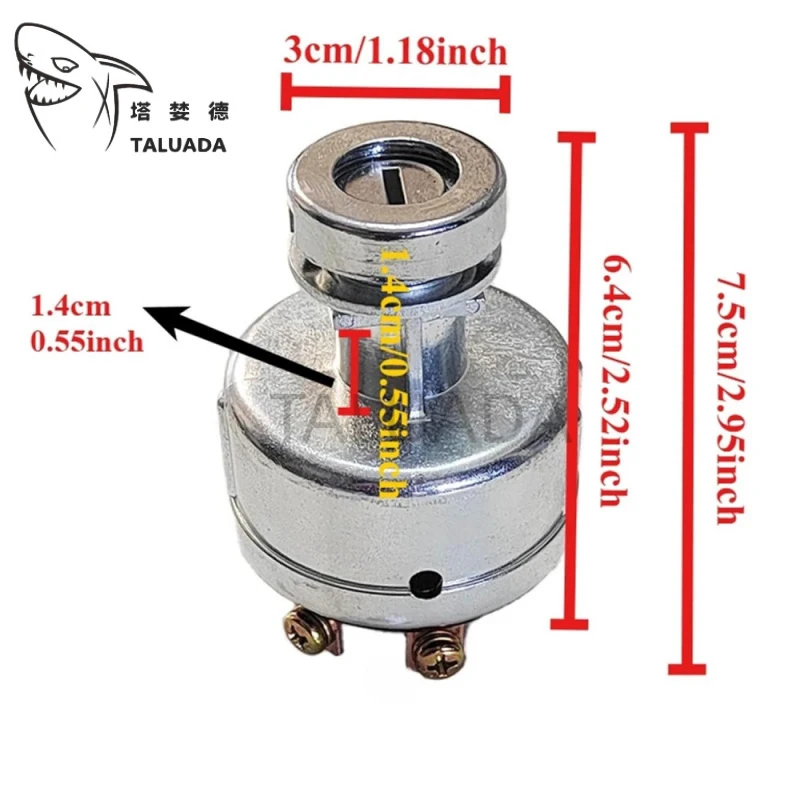 4 Position 6 Terminal Ignition Starter YN50S00002F1 For SK200-3 SK200-5 Excavator with 2 PCS Keys Excavator Parts Hot Sale