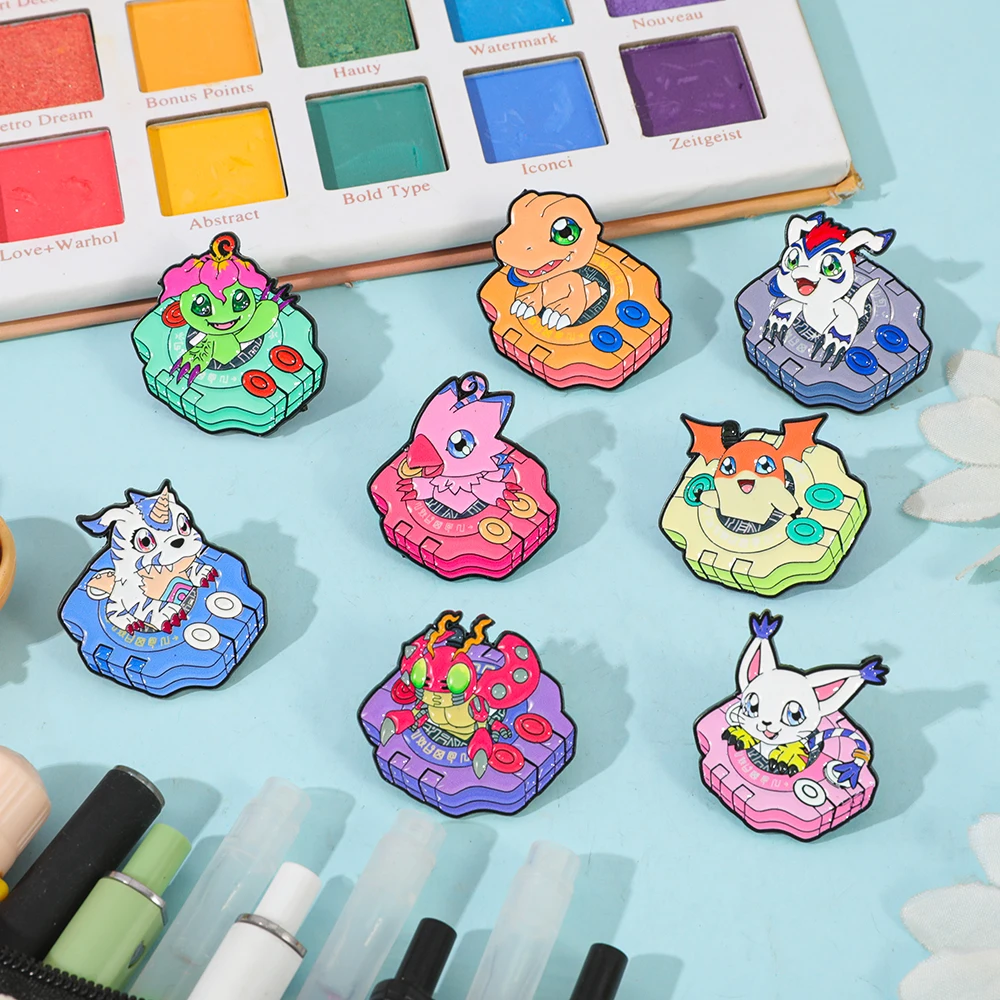 Anime Enamel Pin Adventure Game Cartoon Lapel Bag Pins Cute Badges Brooch for Clothes Backpack Jewelry Gifts Friends